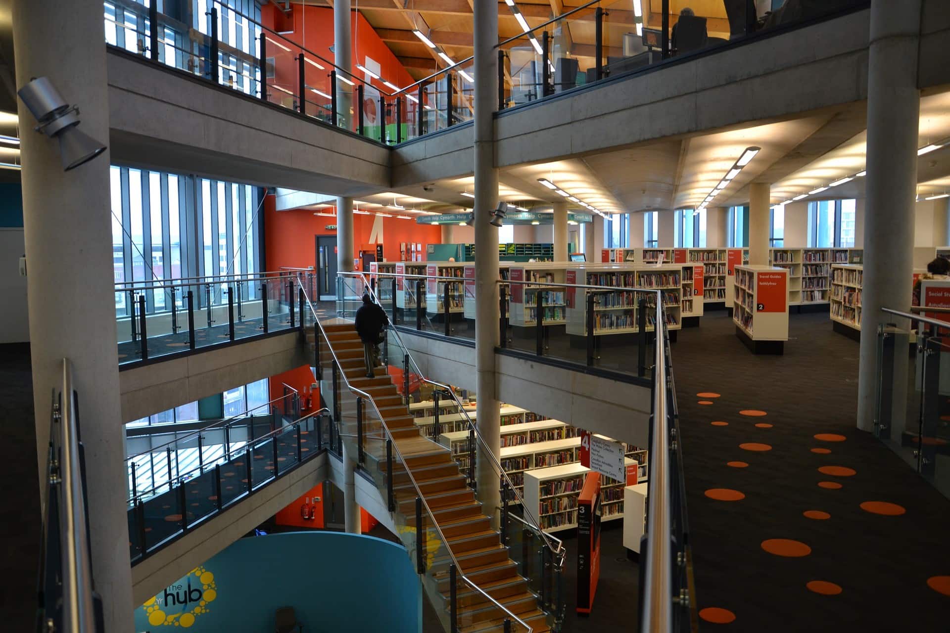A photo of a children's library
